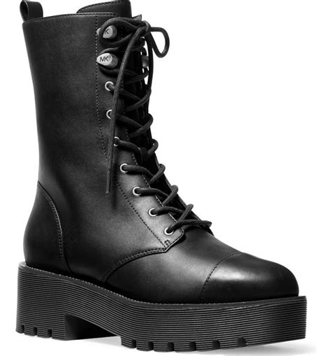 michael kors bryce boot|Michael Michael Kors Bryce Platform Combat Boot .